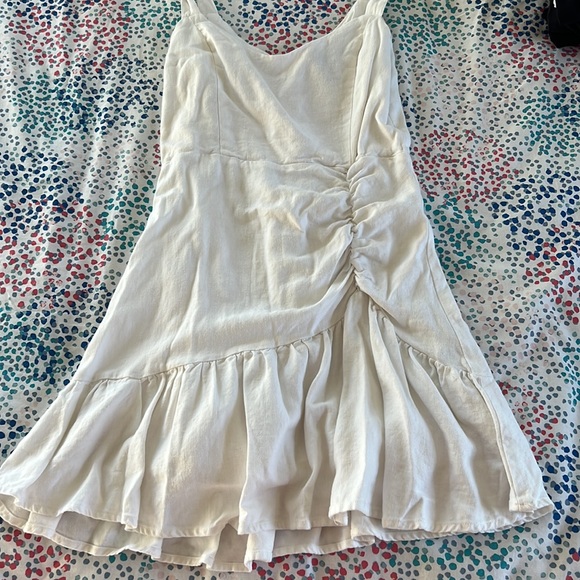 White Ruffle Dress - Picture 3 of 5